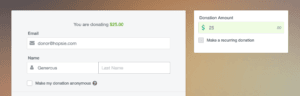 PayPal Donations Step 1